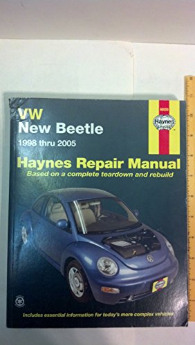 Stock image for VW New Beetle 1998 thru 2005: Automobile Repair Manual (Haynes Repair Manual) for sale by Books Unplugged