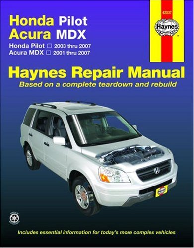 Imagen de archivo de Haynes Honda Pilot Acura MDX Automotive Repair Manual a la venta por ThriftBooks-Dallas