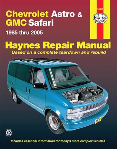 Imagen de archivo de Chevrolet Astro & GMC Safari Mini Van 1985-2005 (Haynes Repair Manual) a la venta por Kennys Bookshop and Art Galleries Ltd.