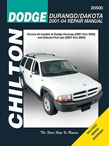 9781563927058: Dodge Durango/Dakota 2001-2004 (Chilton Automotive Repair Manuals)