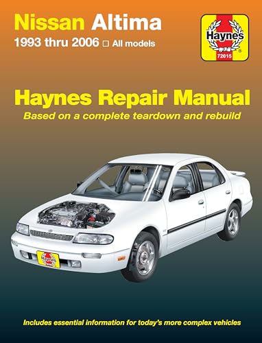 9781563927225: Nissan Altima 1993 thru 2006 Haynes Repair Manual