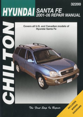 Beispielbild fr Hyundai Santa Fe: 2001 through 2006 (Chilton's Total Car Care Repair Manuals) zum Verkauf von Ergodebooks