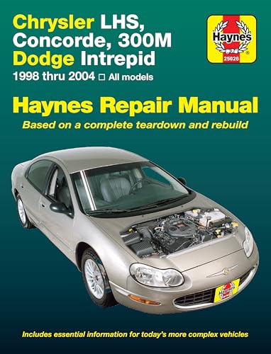 Imagen de archivo de Chrysler LHS,Concorde,300M,Dodge Intrepid, 1998-2004 (Haynes Repair Manual) a la venta por HPB Inc.