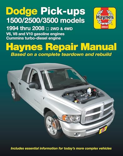 Beispielbild fr Dodge Pick-ups: 2002 thru 2008 (Haynes Repair Manual) zum Verkauf von Books Unplugged