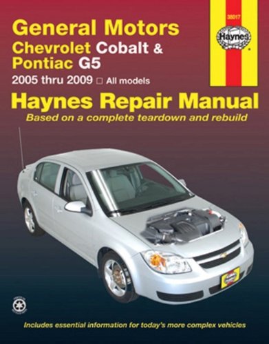 Stock image for Chevrolet Cobalt Pontiac G5, 2005-2009 (Hayne's Automotive Repair Manual) for sale by Hafa Adai Books
