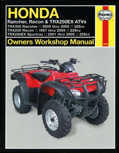 9781563927782: Honda Rancher, Recon & TRX250EX ATVs (97 - 09) (Owners Workshop Manual)