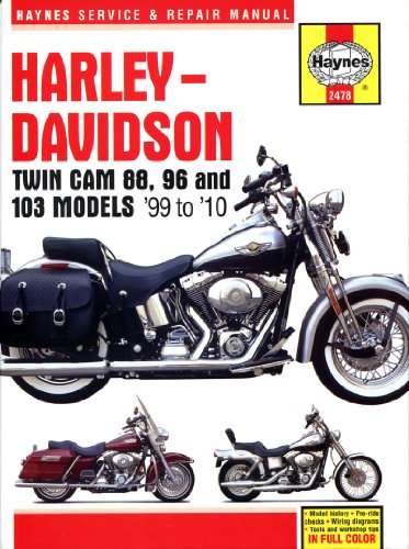 Beispielbild fr Harley-Davidson: Twin CAM 88, 96 and 103 Models '99 to '10 (Haynes Service & Repair Manuals (Hardcover)) zum Verkauf von WorldofBooks