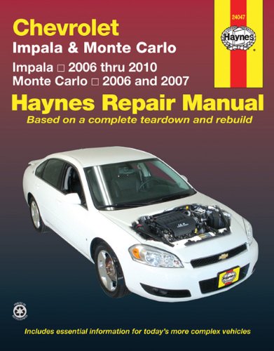 Chevrolet Impala (06-10) & Monte Carlo (06-07) (Hayne's) (9781563928949) by Haynes