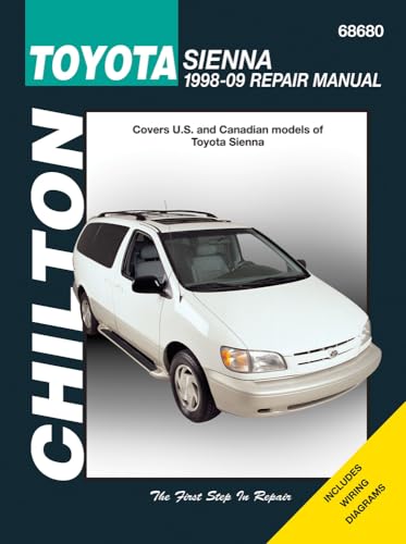 Chilton - TCC Toyota Sienna 1998-2009 (Chilton's Total Car Care Repair Manuals) (9781563929052) by Chilton