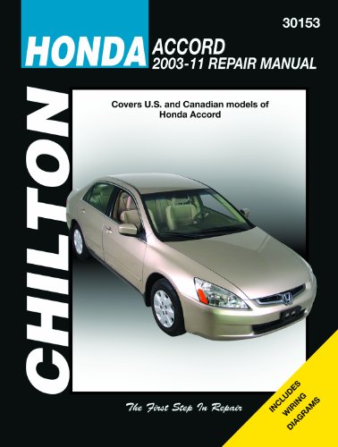 Stock image for Chilton Total Care Care Honda Accord 2003-2007 Repair Manual (Chilton's Total Car Care) for sale by Keeps Books