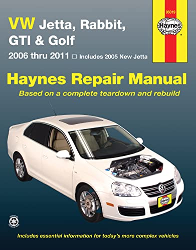 Beispielbild fr VW Jetta, Rabbit, GI, Golf Automotive Repair Manual: 2006-2011 zum Verkauf von Books From California