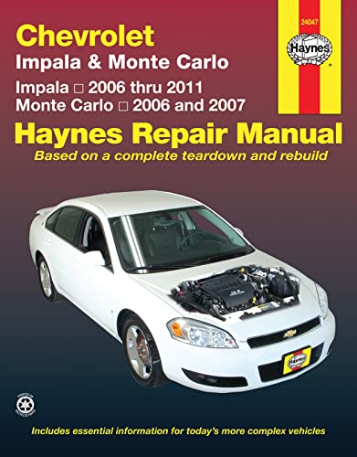 Beispielbild fr Chevrolet Impala &amp; Monte Carlo Automotive Repair Manual zum Verkauf von Blackwell's