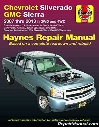 Stock image for Chevrolet Silverado & GMC Sierra: 2007 thru 2012 2WD and 4WD (Haynes Repair Manual) for sale by SecondSale