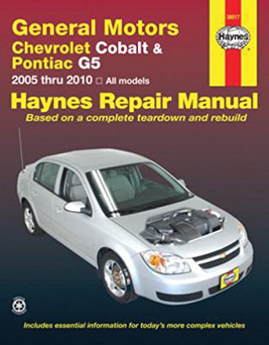 9781563929748: General Motors Chevrolet Cobalt & Pontiac G5 2005-2010 Repair Manual (Haynes Repair Manual)