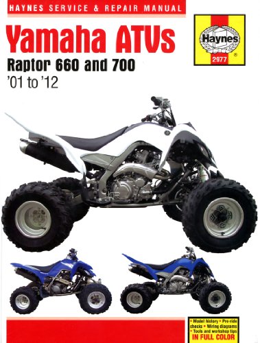 Beispielbild fr Yamaha Raptor 660 &amp; 770 ATVs Service and Repair Manual zum Verkauf von Blackwell's