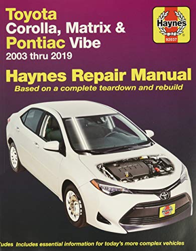 9781563929786: Toyota Corolla 2003-2011 Repair Manual (Hayne's Automotive Repair Manual)