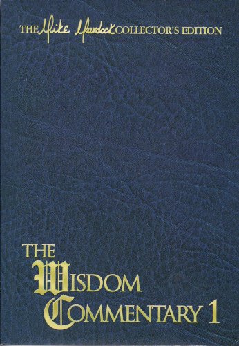 Beispielbild fr The Wisdom Commentary: Volume 1 zum Verkauf von Wonder Book