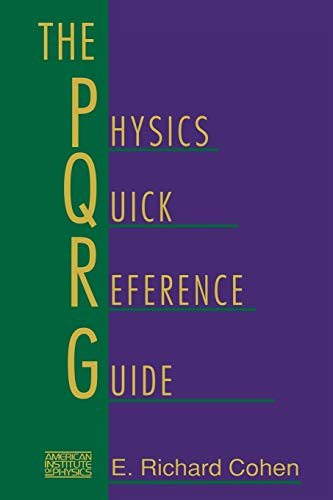 Stock image for The Physics Quick Reference Guide for sale by RiLaoghaire