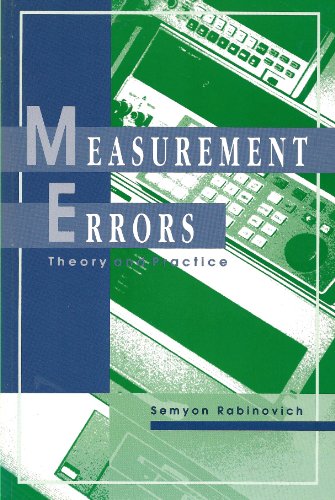 Beispielbild fr Measurement Errors: Theory and Practice (Aip Translation S) zum Verkauf von BookHolders