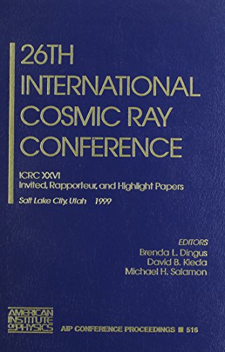 Stock image for 26th International Cosmic Ray Conference for sale by Books Puddle