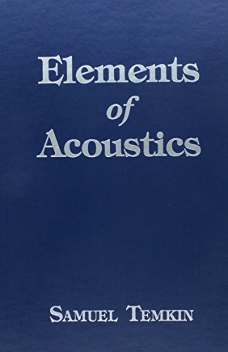 Beispielbild fr Elements of Acoustics zum Verkauf von HPB-Red