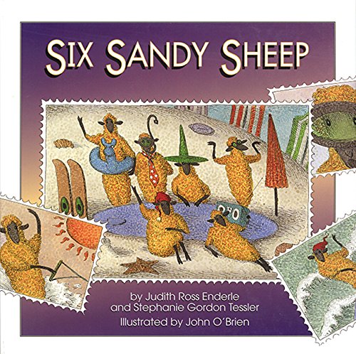 Stock image for Six Sandy Sheep for sale by Virginia Martin, aka bookwitch