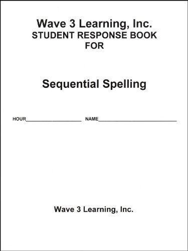 Beispielbild fr Avko Student Response Book for Sequential Spelling zum Verkauf von HPB-Red