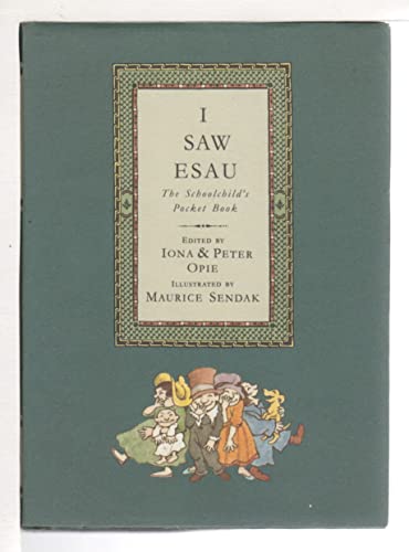 Stock image for I Saw Esau: The Schoolchilds Pocket Book for sale by Goodwill of Colorado