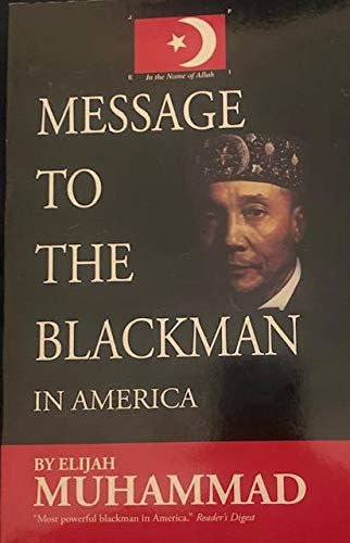 Imagen de archivo de message to the blackman in america a la venta por Lakeside Books