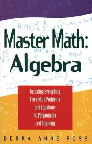 Stock image for Master Math: Algebra for sale by More Than Words