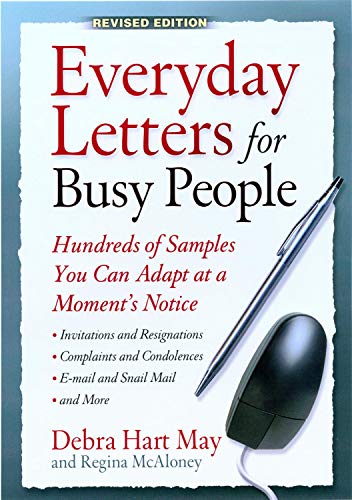 Imagen de archivo de Everyday Letters for Busy People, Rev Ed: Hundreds of Samples You Can Adapt at a Moments Notice a la venta por Goodwill of Colorado