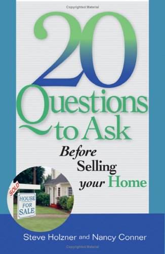 Imagen de archivo de 20 Questions to Ask Before Selling Your Home a la venta por Wonder Book