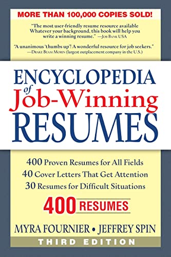 Beispielbild fr Encyclopedia of Job-Winning Resumes zum Verkauf von Wonder Book