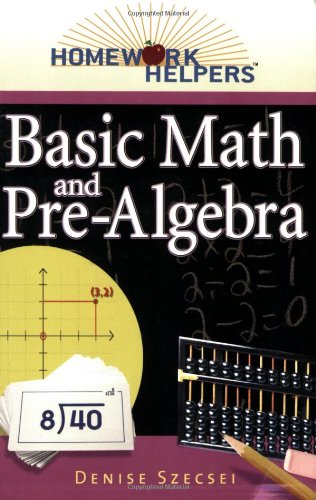 Beispielbild fr Homework Helpers Basic Math and Pre-Algebra zum Verkauf von Library House Internet Sales