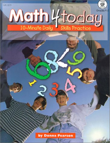 Imagen de archivo de Math 4 Today, Grades 4-5 a la venta por Front Cover Books