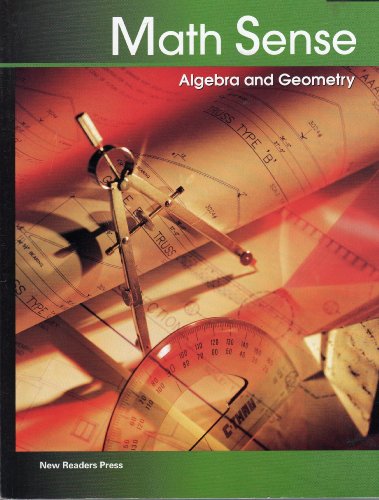 Beispielbild fr Algebra and Geometry (Math Sense) zum Verkauf von ThriftBooks-Dallas