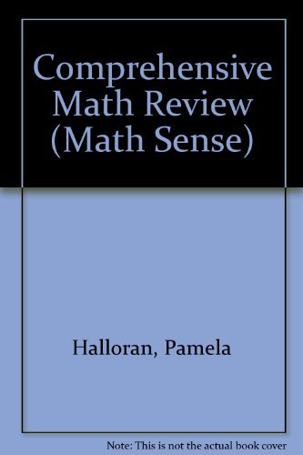 Stock image for Comprehensive Math Review (Math Sense) for sale by Front Cover Books
