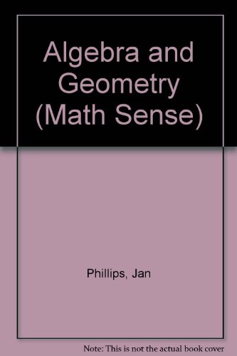 Beispielbild fr Algebra and Geometry (Math Sense) zum Verkauf von HPB-Ruby