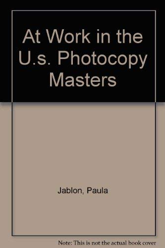 Stock image for At Work in the U.s. Photocopy Masters for sale by Better World Books
