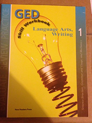Beispielbild fr Lanuguage Arts, Writing. 1 (GED Skill Workbook) zum Verkauf von Better World Books