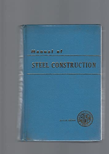 Imagen de archivo de Manual of Steel Construction a la venta por Better World Books: West