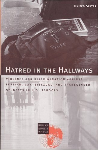 Beispielbild fr Hatred in the Hallways: Violence and Discrimination Against Lesbian, Gay, Bisexual and Transgender Students in U.S. Schools zum Verkauf von Open Books