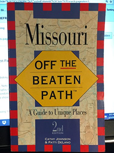 Stock image for Missouri: Off the Beaten Path/a Guide to Unique Places (Insiders Guide: Off the Beaten Path) for sale by HPB-Emerald
