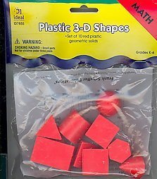 Plastic 3-D Shapes (9781564516244) by Carson-Dellosa Publishing