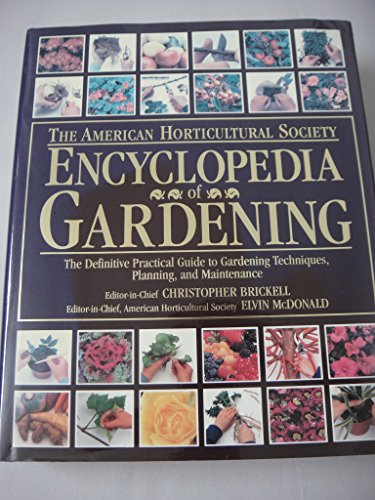 Imagen de stock para The American Horticultural Society Encyclopedia of Gardening (American Horticultural Society Practical Guides)