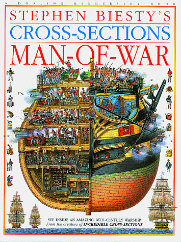 Immagine stock per Stephen Biesty's Cross-Sections: Man-Of-War