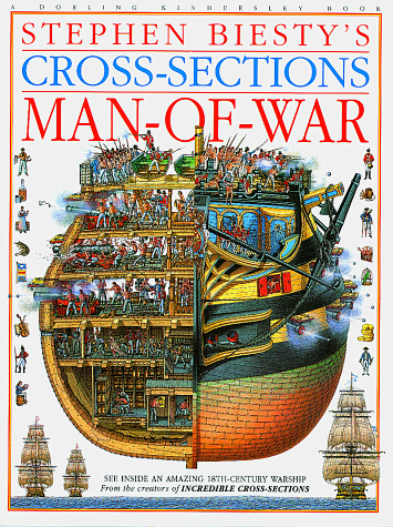 9781564583215: Stephen Biesty's Cross-Sections: Man-Of-War