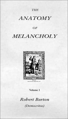 9781564590039: The Anatomy of Melancholy