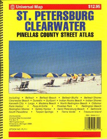 Imagen de archivo de St. Petersburg Clearwater Pinellas County Street Atlas (Stock No. FL711) a la venta por James Lasseter, Jr
