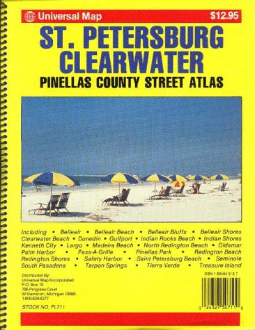 Stock image for St. Petersburg Clearwater Pinellas County Street Atlas (Stock No. FL711) for sale by James Lasseter, Jr